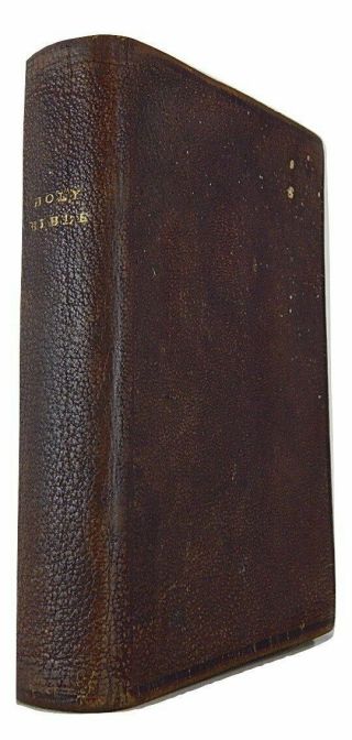 1876 - Holy Bible - Old & Testament - Antique American Christian Bible - Jesus
