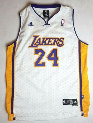 Kobe Bryant Los Angeles Lakers Adidas Authentic Jersey Vintage Mens Sz Xl -