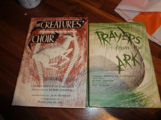 Vintage Boxed 2 Book Set Prayers from the Ark The Creatures Choir 2