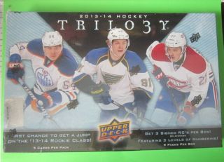 2013 - 14 Upper Deck Trilogy Hockey Hobby Box