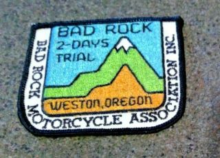 Bad Rock 2 - Day Trial Embroidered Patch Vintage 1970 