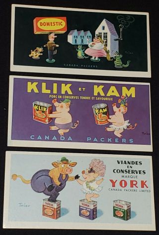 Vintage - Canada Packers - Advertising - Blotter (3) -