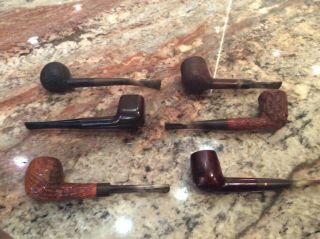 Terrific Group Of 6 Estate Pipes For One Price Old England