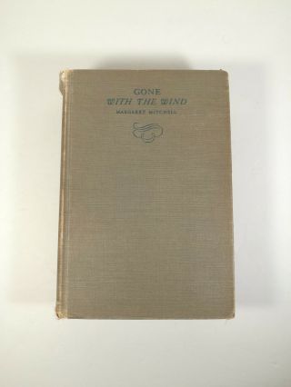 Vintage Antique Gone With The Wind Book Margaret Mitchell December 1936 Printing