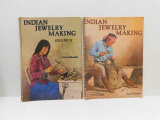 Vintage Indian Jewelry Making Volumes I & Ii By Oscar T.  Branson First Ed.  1977