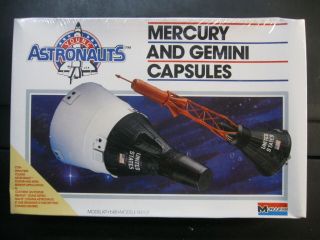 Vintage Monogram 1/48 Mercury And Gemini Capsules 5909