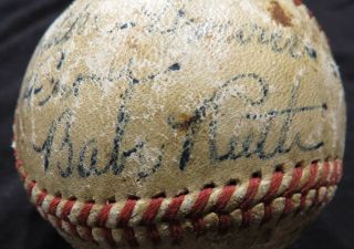 Babe Ruth Single Signed Autographed Baseball - PSA - 1947 Signature Yankees HOF 2