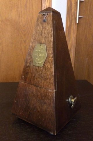 Vintage Metronome De Maezel By Seth Thomas Clock Co 5504,