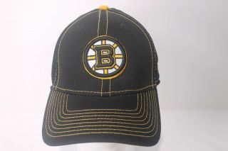 Boston Bruins Nhl Baseball Cap Hat 39thirty Medium To Large Size Era Hockey