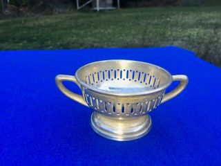 Antique Southern Railroad Dining Car Silver Finger Bowl R.  Wallace 0500