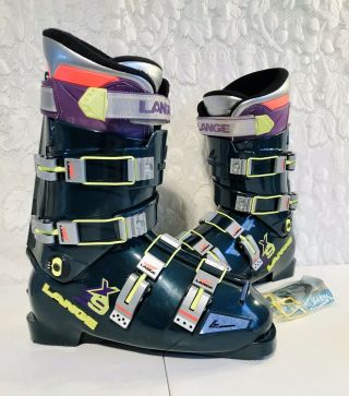 Vintage Lange X9 Ski Boots Size Men 