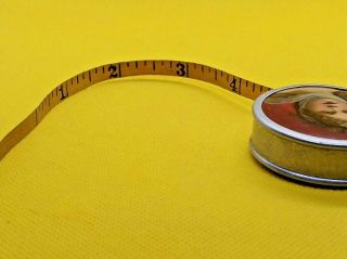 Antique Celluloid Advertising Tape Measure.  QUEEN QUALITY SHOES.  Exeter,  NE 3