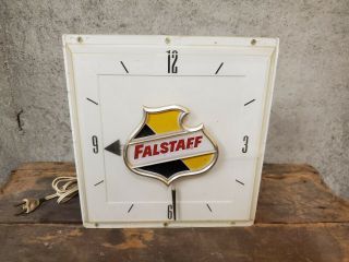 Falstaff Beer Brewing Vintage Clock Fort Wayne Indiana - Quick