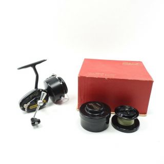 Mitchell 301 Fishing Reel.  W/ Box And Spare Spool.  Made In France.