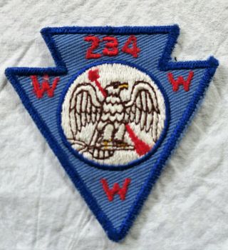 Vintage Boy Scout Patch 234 Www Eagle Arrow Michigan 1950 