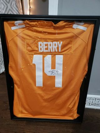 Eric Berry Autographed Jsa Certified Rare College Jersey