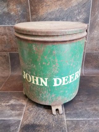 Antique John Deere Corn Planter Seed Box / Hopper