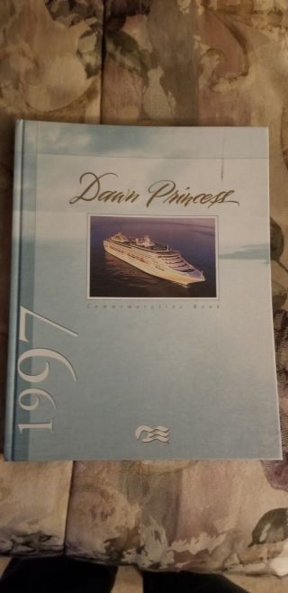 Princess Cruises Dawn Princess Official Book From Inaugural Cruise Commemorate