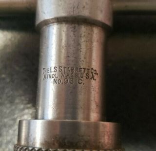 Vintage Starrett No.  93 C T - Handle Tap Wrench 2