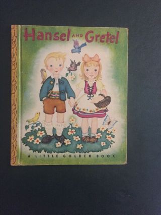 Hansel And Gretel A Little Golden Book Vintage 1943