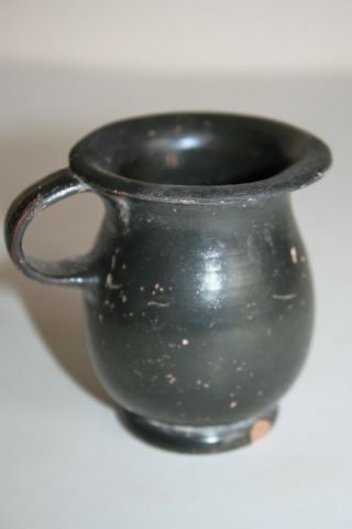Ancient Greek Hellenistic Pottery Olpe Mug 3rd Century Bc