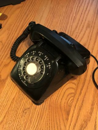 Vtg.  Black Automatic Electric Co Monophone Rotary Telephone 2