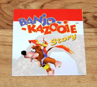 Banjo - Kazooie N64 Nintendo 64 Ad Flyer Mini Poster / Story Rare Vintage 1998
