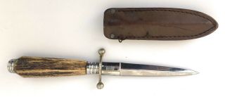 Vintage Linder Messer Solingen Germany Rostrei 110 Dagger Knife