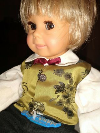 Vintage Engel Puppe German Doll Boy Alexander All Vinyl Jointed Posable Euc