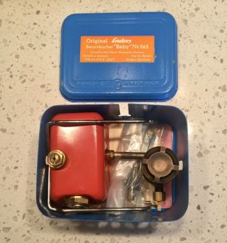 Vintage Enders Petrol Mini Stove Baby No.  263 For Backpacking Or Camping