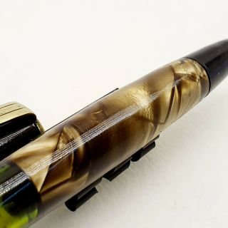 MOTHER OF PEARL STY fountain pen piston filler vintage 1950 ' s HUNGARY 3