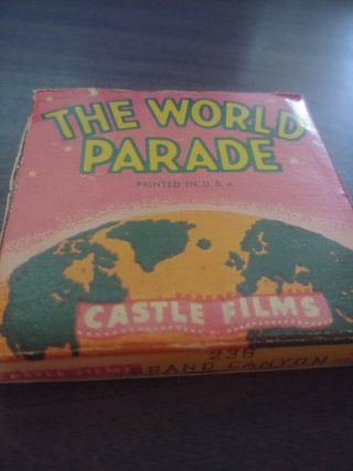 Vintage Movie Reel 8mm Castle Films The World Parade 238 Grand Canyon