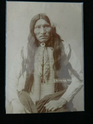 Vintage Photo: Oglala Lakota Sioux Indian - Kicking Bear - Little Bighorn Custer