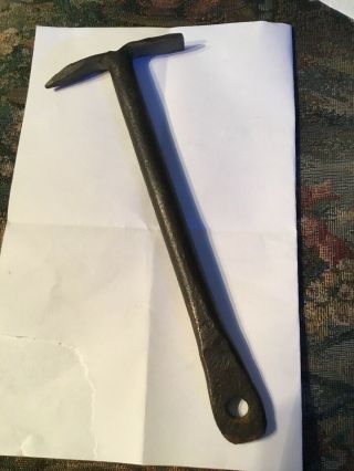 Revolutionary War 18th Century Hand Forged Rare 8 Inch Riflemen Flint Hammer