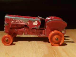 1 Vintage Lesney King Size K4 Mccormick International Tractor Red B250 Match Box