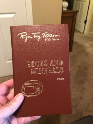 Easton Press Leather Book Rocks And Minerals; Roger Tory Peterson Field Guide