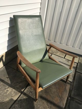 Rare Mid Century Modern Milo Baughman Recliner Lounge Chair 2