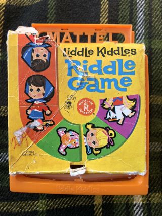 Vintage Liddle Kiddles Riddle Game 1965 Mattel Inc