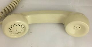 Vintage 1979 GTE Automatic Electric Beige Cream Rotary Dial Phone Wall Mount 3