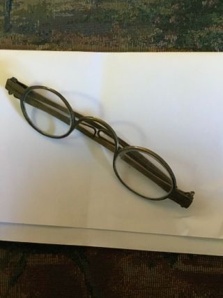 Revolutionary War 18th Century Folding Bow Brass Eyeglasses 1780’s Examples