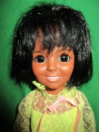 Ideal Crissy Family Doll 18 " Hair Grow Black African American,  All