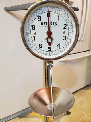 Vintage Detecto 26s Series 20lb X 1/4oz Dial Hanging Scale Produce Scale