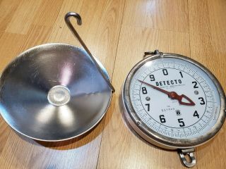 Vintage Detecto 26S Series 20lb x 1/4oz Dial Hanging Scale Produce Scale 3