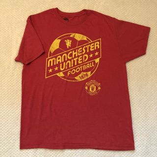 Manchester United Red Vintage - Look Graphic T - Shirt Size L 2