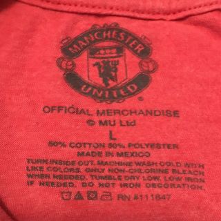 Manchester United Red Vintage - Look Graphic T - Shirt Size L 3