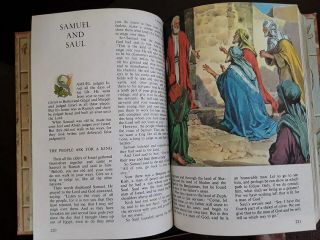 vintage THE CHILDREN ' S BIBLE Illustrated Hardcover 1965 Golden Press 3