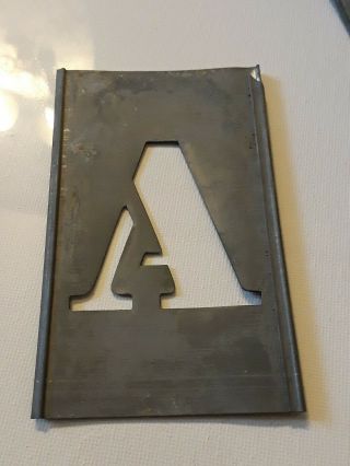 78 Vintage Metal Letter Alphabet Sign Maker Stencils 2
