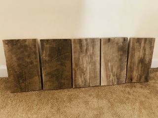 Rustic Antique Barn Wood Lumber 5 Boards 14x8x3/4