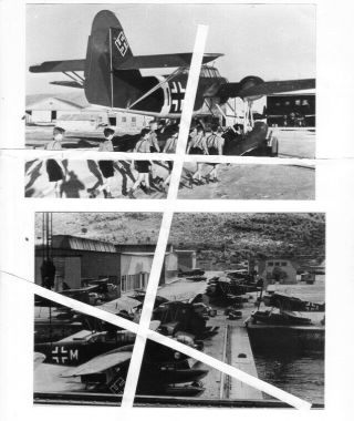 Batch 12 = 4x Photo German Luftwaffe Flying Boats,  Seaplanes