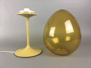 Mid Century Bill Curry Modern Tall Table Tulip Egg Stemlite Laurel Lamp 2
